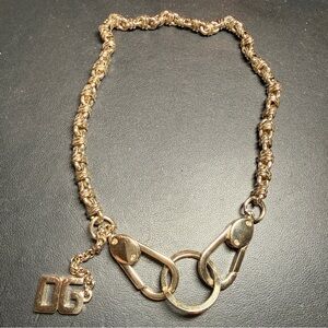 Dolce & Gabbana Toggle Chain with D&G Ring for Necklace, Wallet or Trouser Chain